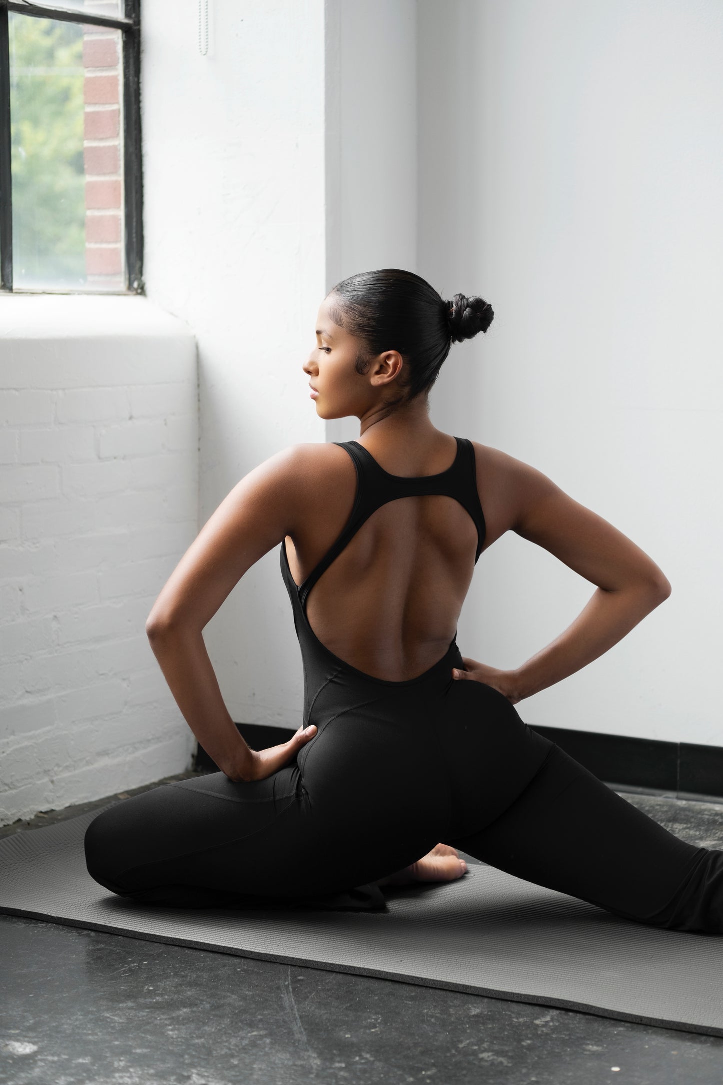 Dream Flare Jumpsuit - Black